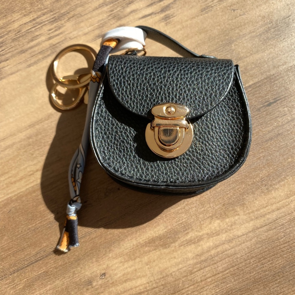 Black Mini Bag Charm